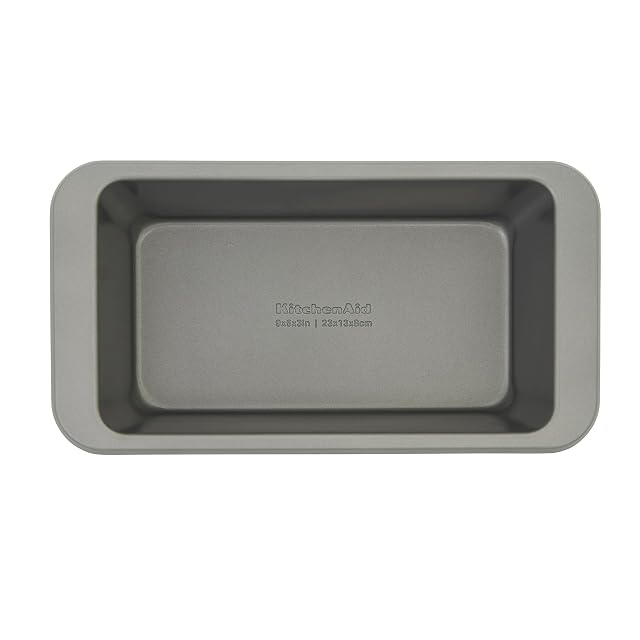 KitchenAid Contour Silver nonstick aluminized steel 9 by 5 inch loaf pan