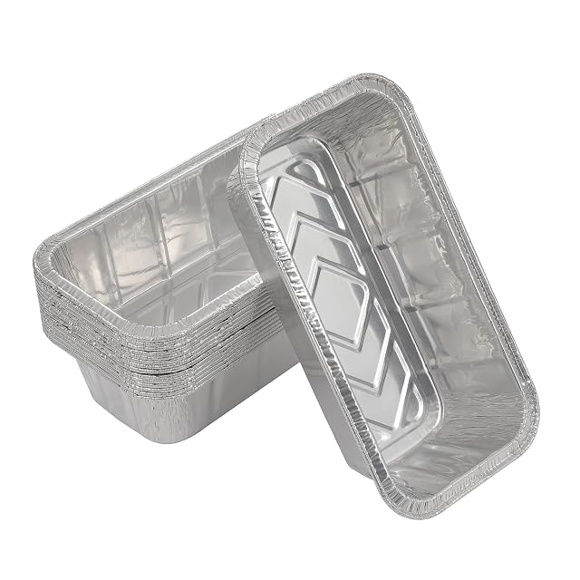 Waytiffer disposable aluminum foil loaf pans twenty-five pack for bread