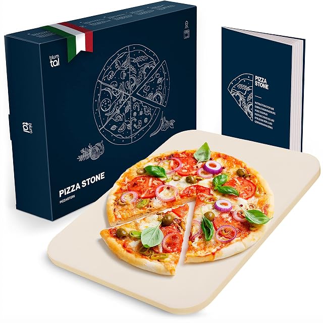 Blumtal rectangular cordierite pizza stone, 15 by 11.8 inches