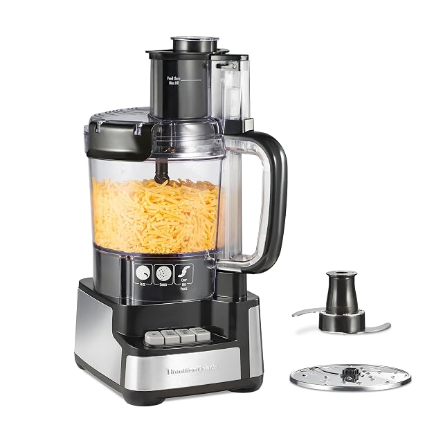 Hamilton Beach 70725 Stack and Snap 12 cup food processor with big mouth chute