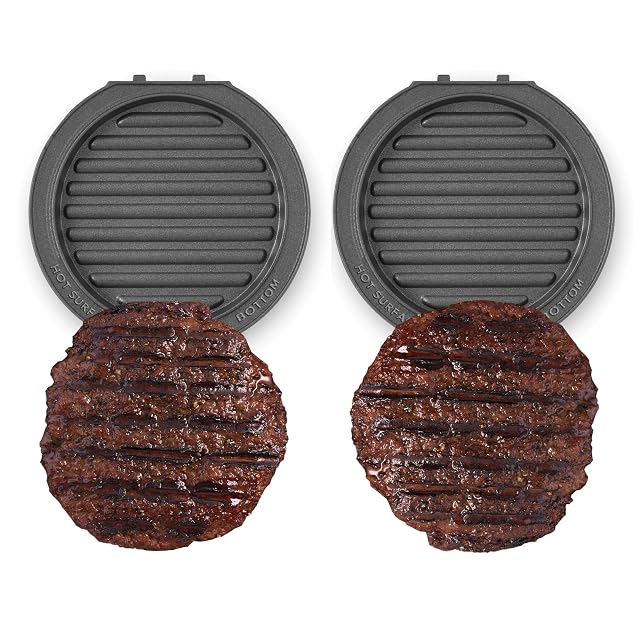 Dash MultiMaker Mini removable nonstick waffle plate set four inch two pack