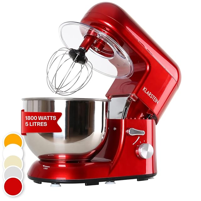 Klarstein TK2-Mix8-R stand mixer with 5-liter bowl