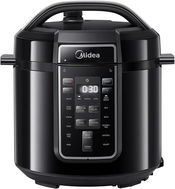 Midea CS6037W 6-liter electric pressure cooker with stainless inner pot