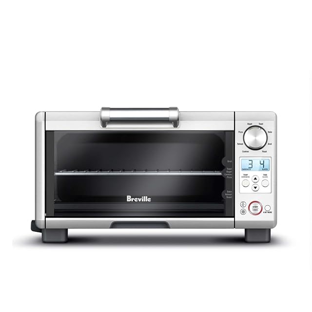Breville BOV450XL Mini Smart Oven in brushed stainless steel with LCD display