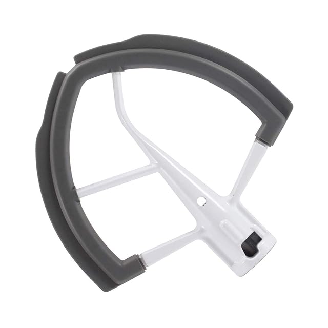 Reikame flex edge beater with silicone edges for KitchenAid six quart bowl-lift mixer