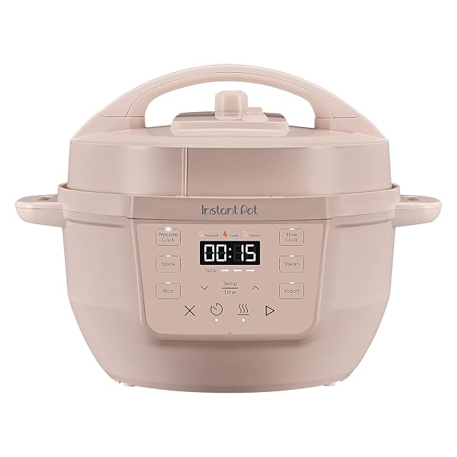 Instant Pot Rio Mini 4 quart 7-in-1 electric pressure cooker in Rosewater Pink