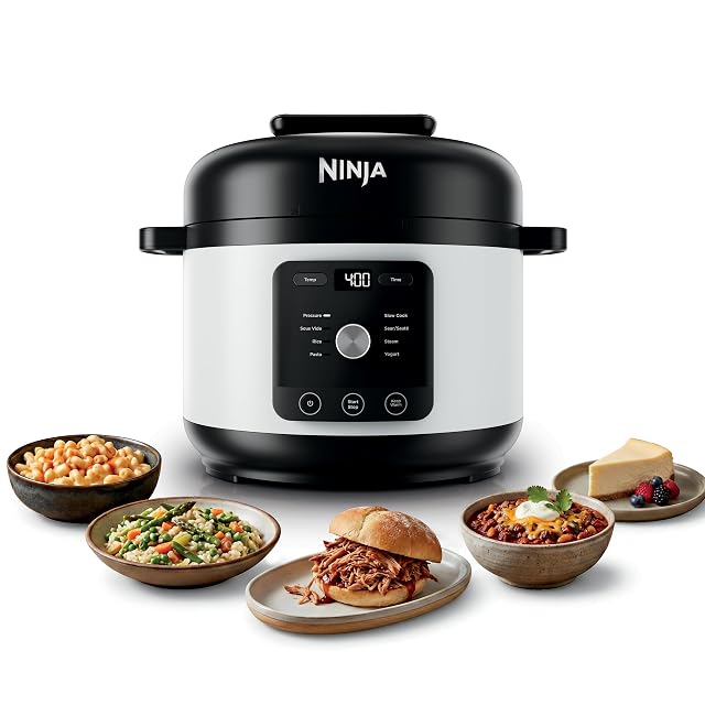 Ninja HyperHeat 9-in-1 pressure cooker 6.5 quart in white