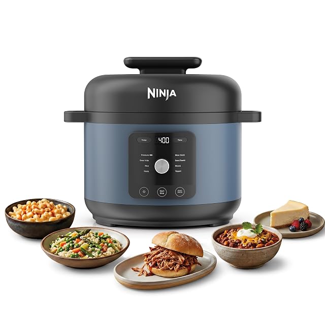 Ninja HyperHeat 9-in-1 pressure cooker 6.5 quart in Blue Macaron