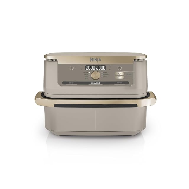 Ninja Foodi FlexDrawer AF500EUSD dual-zone air fryer in stone gold