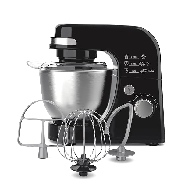 Hamilton Beach 4 quart electric stand mixer with seven speeds and stainless bowl