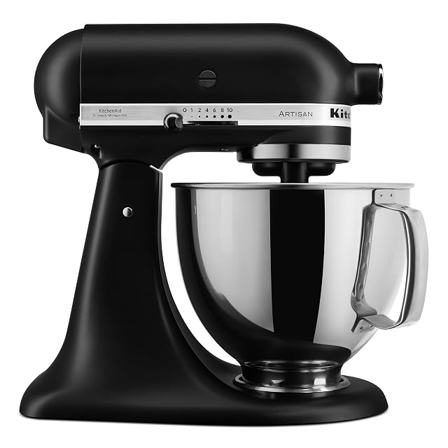 KitchenAid Artisan 5 quart tilt head stand mixer in black matte